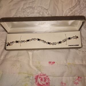 Women's Sapphire with diamond accent bracelet